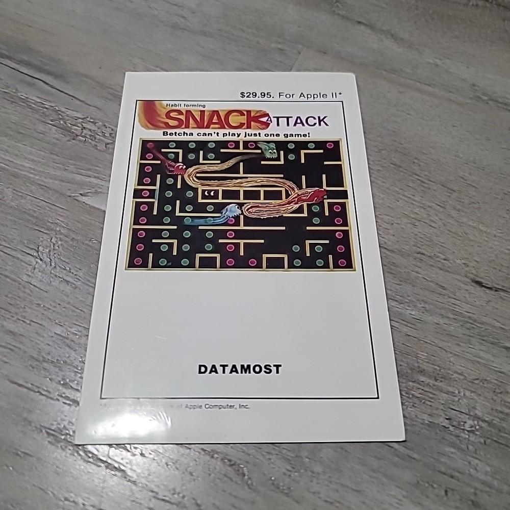 Snack Attack - Datamost - 1981 / Apple II