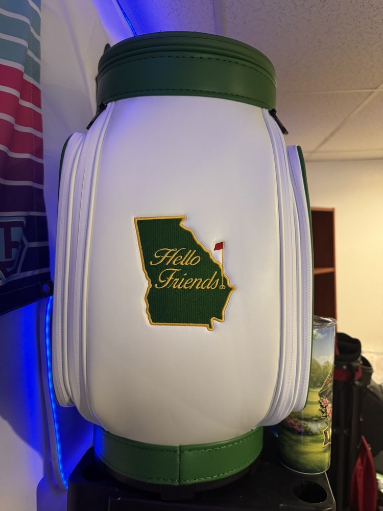 MASTERS Den Caddy Golf Bag! Rare! New!
