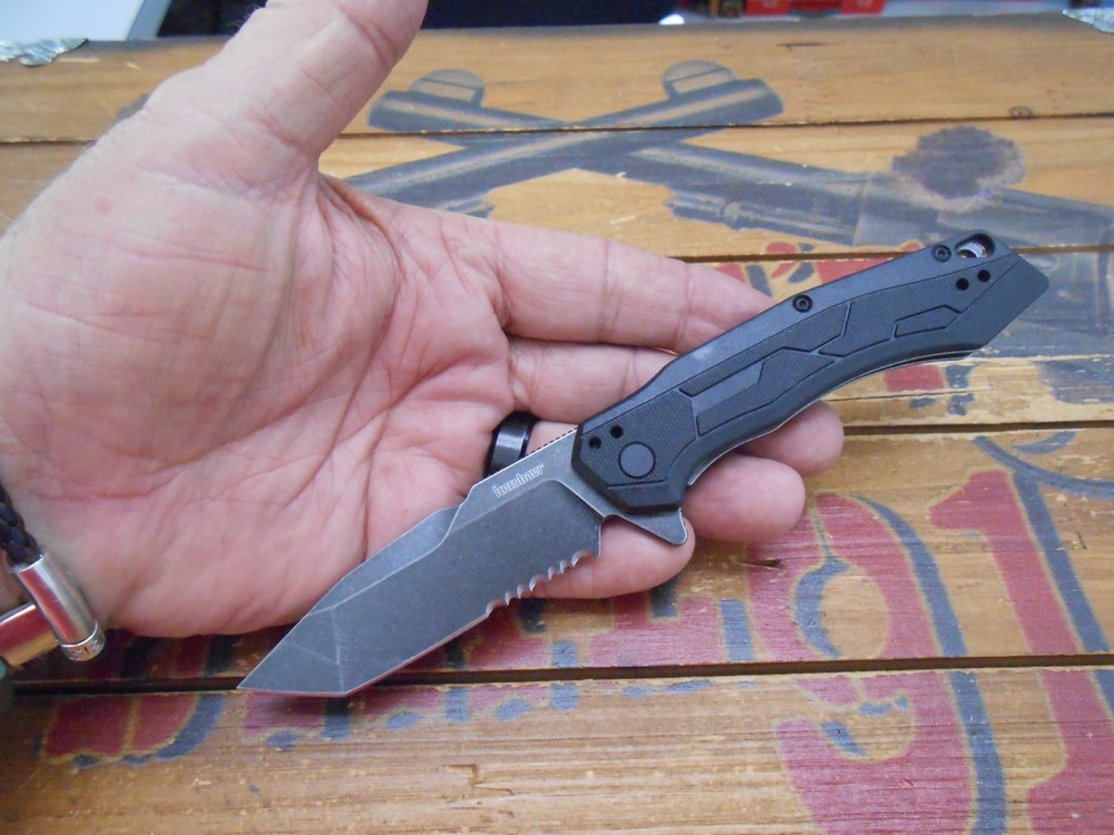 Kershaw Analyst 2062ST Pocket Knife Liner Lock Combo Edge Blade