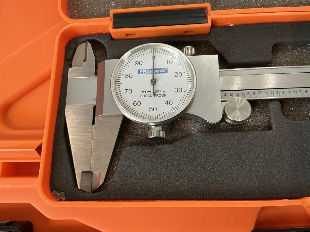 PROCHECK 6” DIAL CALIPER & 8” DIGITAL CALIPER TOOLMAKER MACHINIST TOOLS