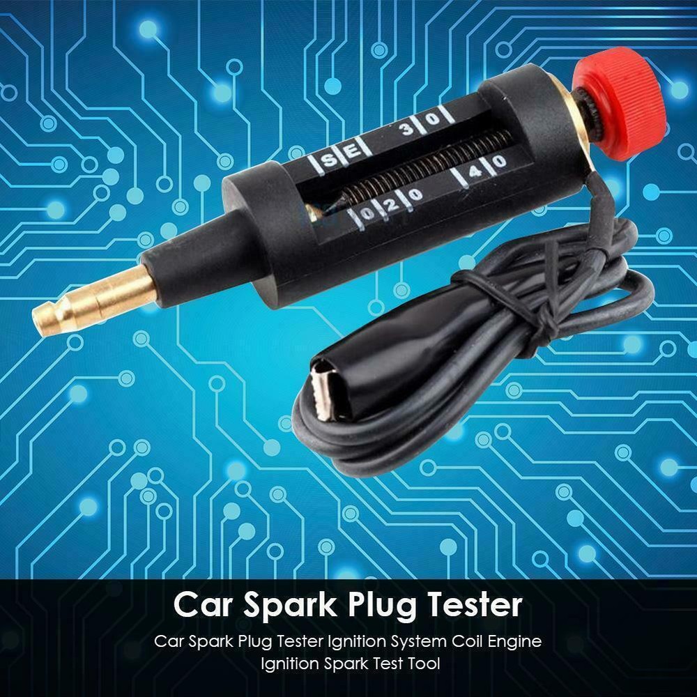 Spark Plug Tester Car Tool Ignition Diagnostic Adjustable Wire Circuit Coil Tool