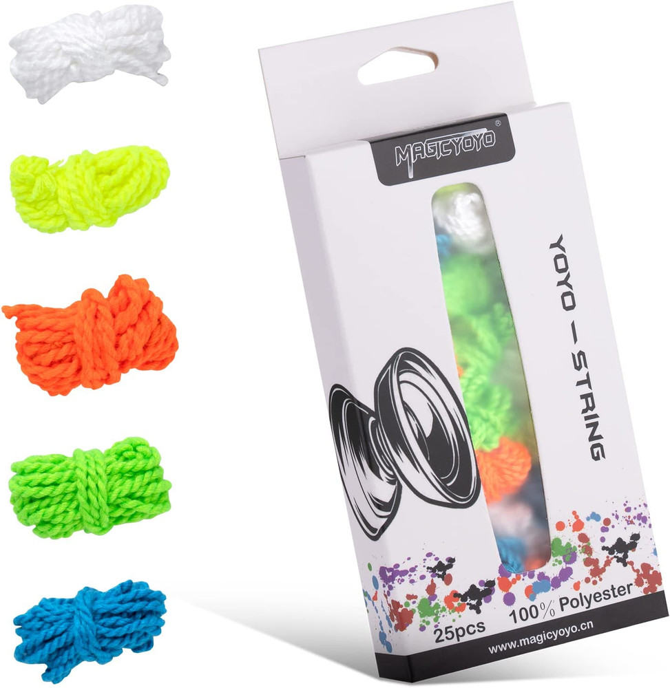 25 Pc YoYo Strings Polyester Replacement 43" 1A 3A 5A Trick Yo Yo String Set