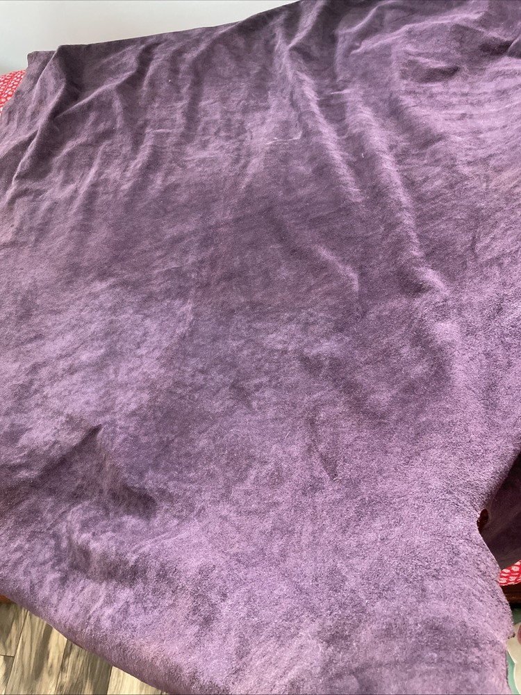 Purple Leather Cow Hide 48.50 Sq Ft