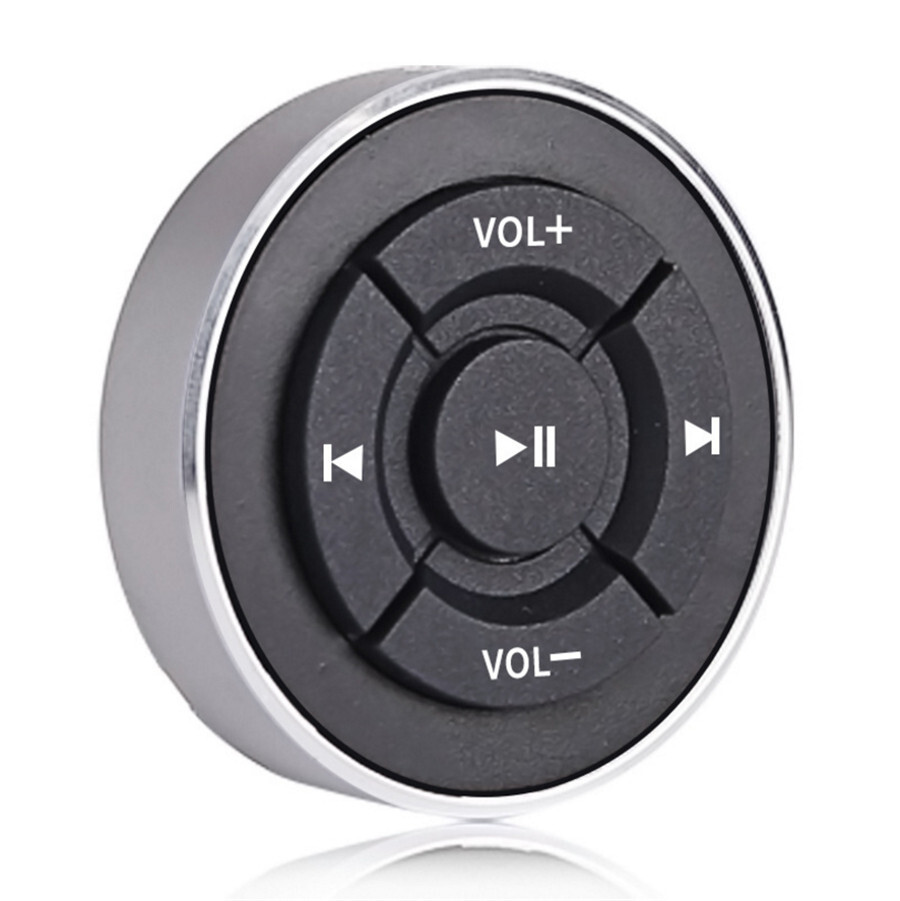 Car Steering Wheel Remote Control Bluetooth Media Button For IOS Android Phone