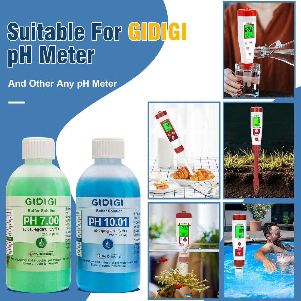 pH Meter,Hydroponic Tester, Nutrients ppm Meter with Backlit Display...