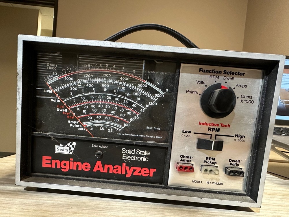 vintage sears solid-state electronic engine ana