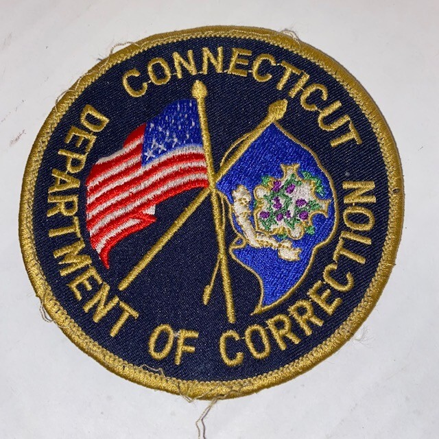 CONNECTICUT CT DEPARTMENT OF CORRECTION FLAG PATCH