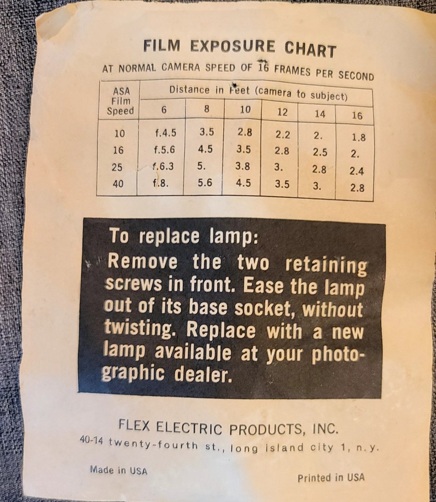 vintage mobilite movie light