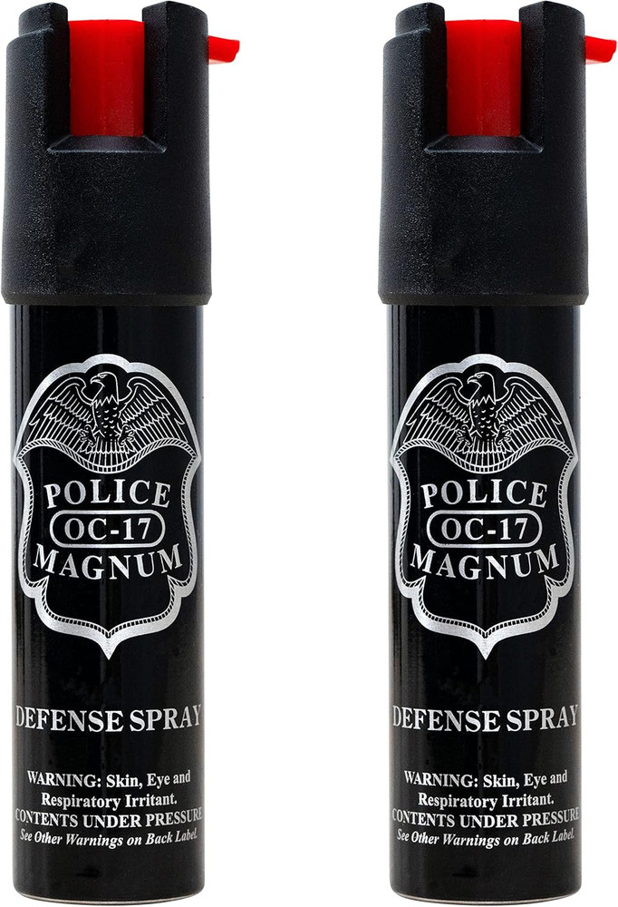 Compact Pepper Spray Self Defense- Tactical Maximum Heat Strength OC- Small Disc