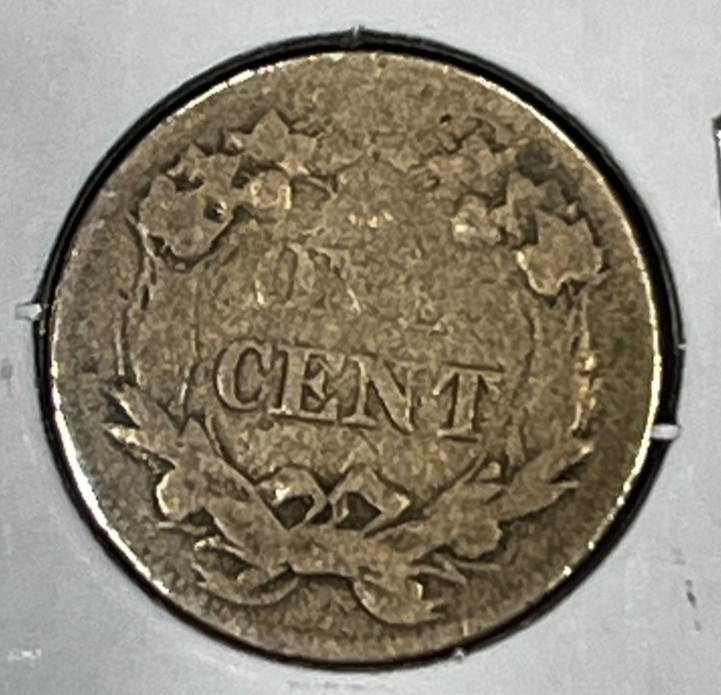 1858 Sm Letters Flying Eagle Cent - Higher Grade - Original