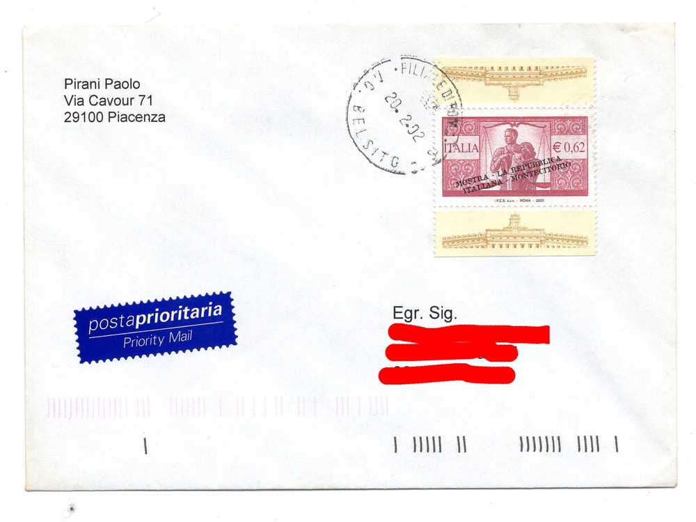 Philatelic Exhibition 'Montecitorio' Isolated