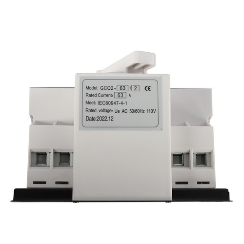2P 63A Automatic Transfer Switch Toggle Dual Power Mini Controller Switch 110V