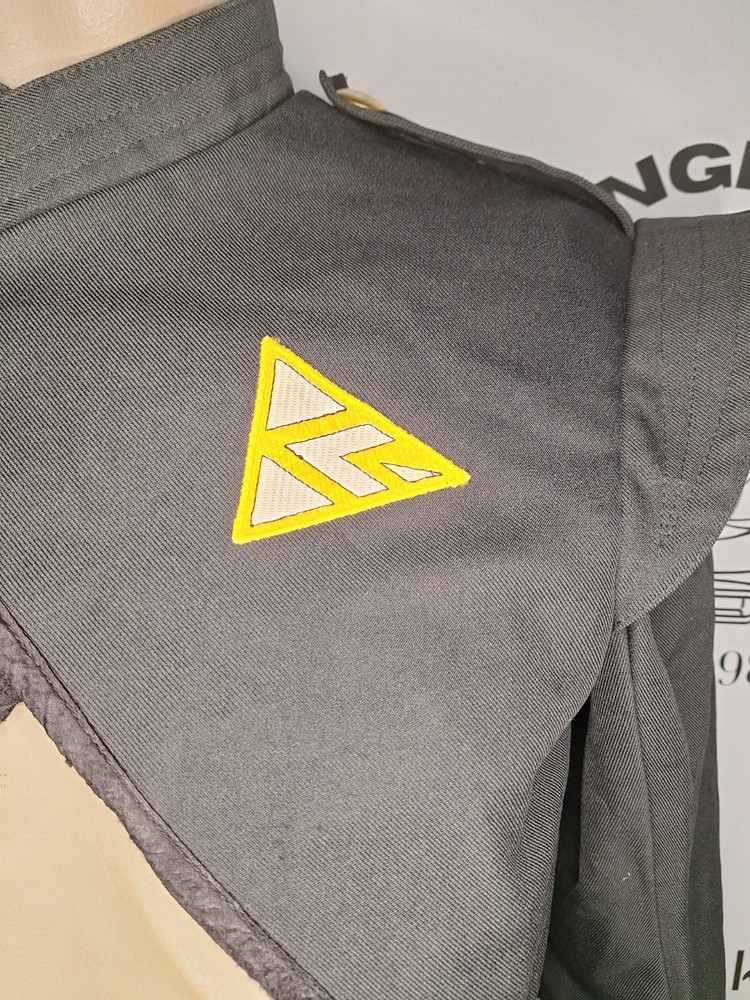 Black Cropped Marching Band Jacket Size 36 Regular - Authentic