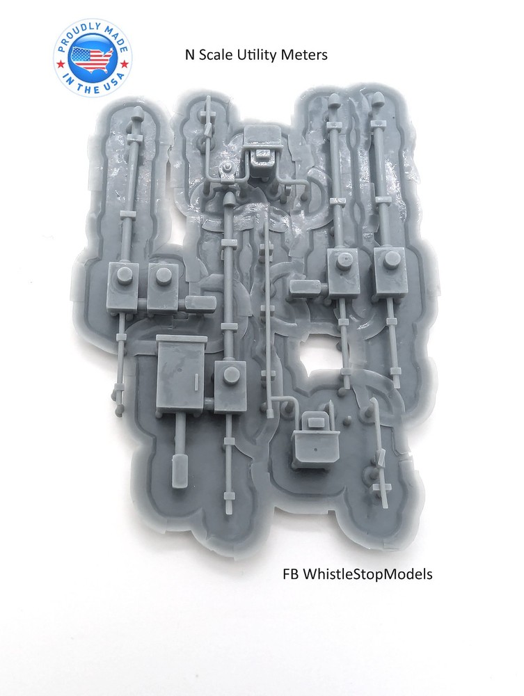 N Scale Utility Meter set