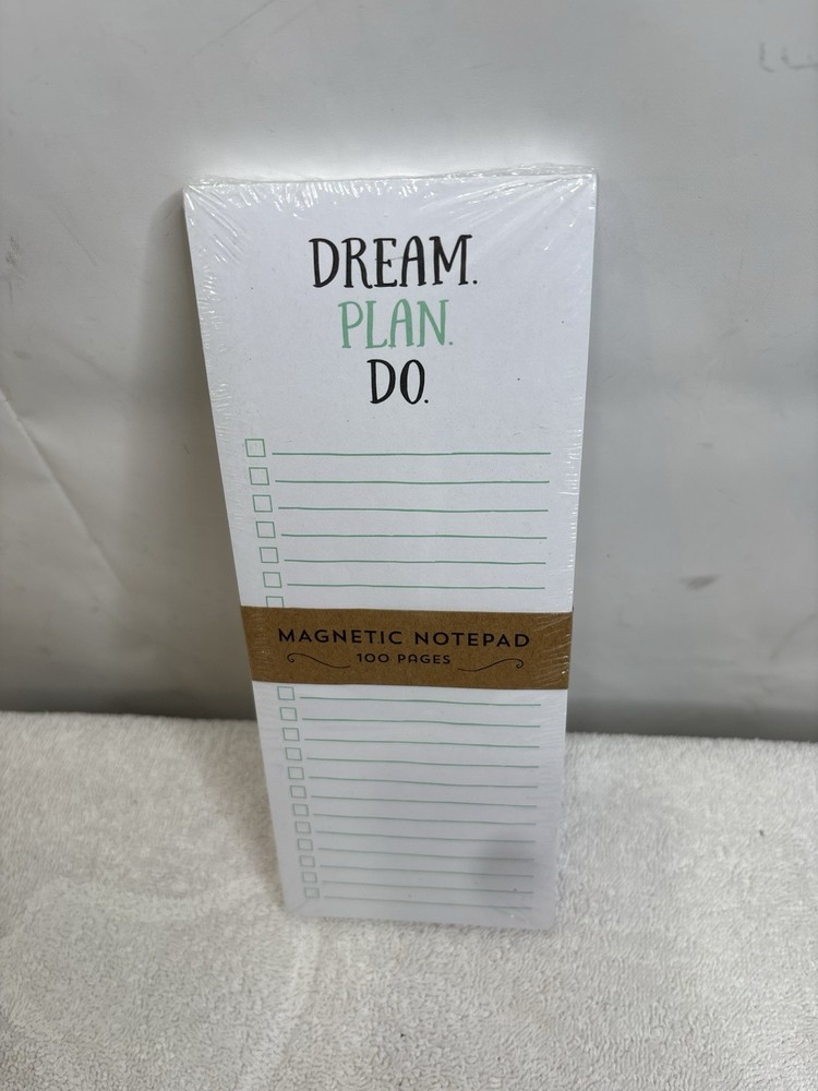 Eccolo 100 Pages Dream. Plan. Do. Check List Magnetic Note Pad