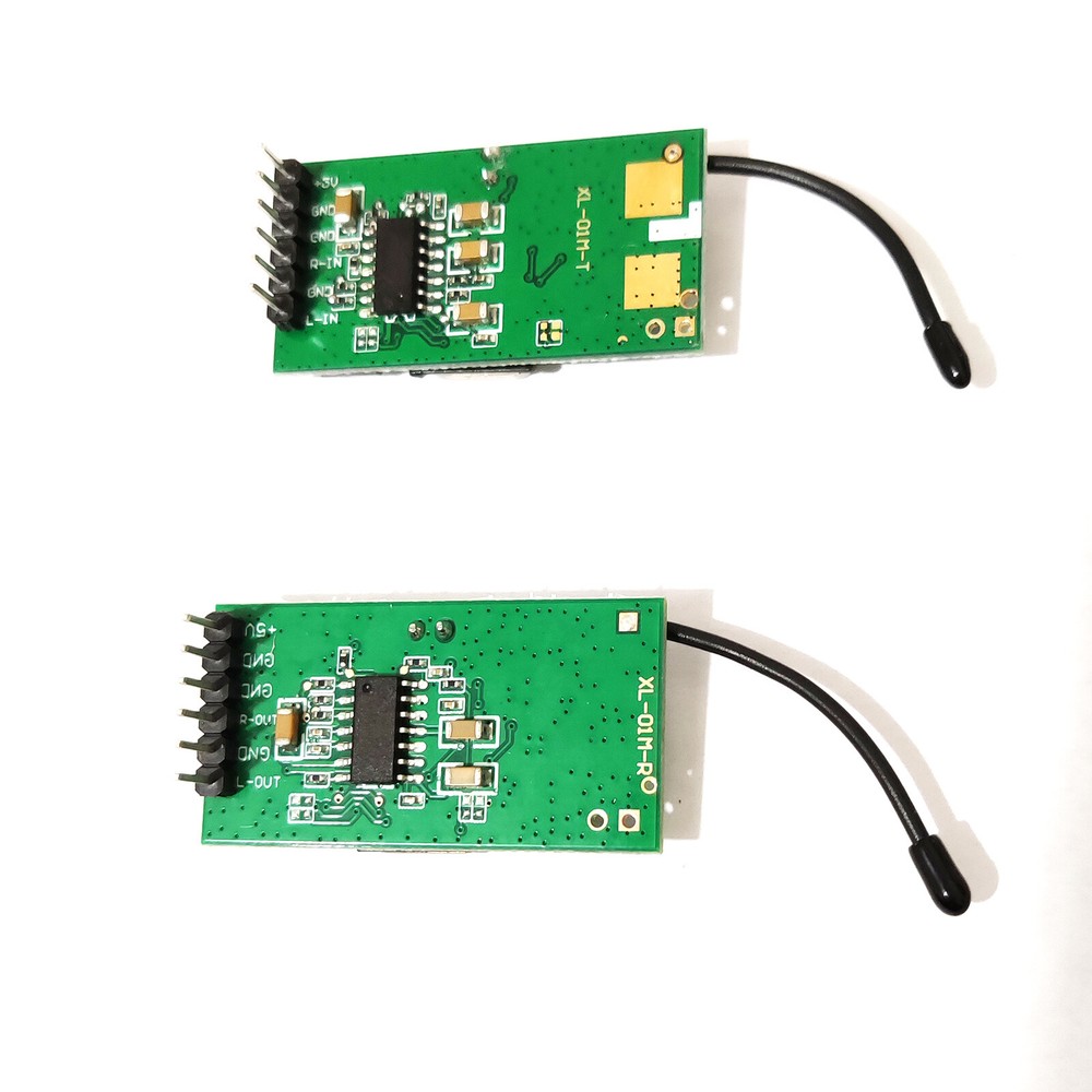 2pc 2.4G NRF24L01 Wireless Digital Audio Module Speaker Transmitter and Receiver