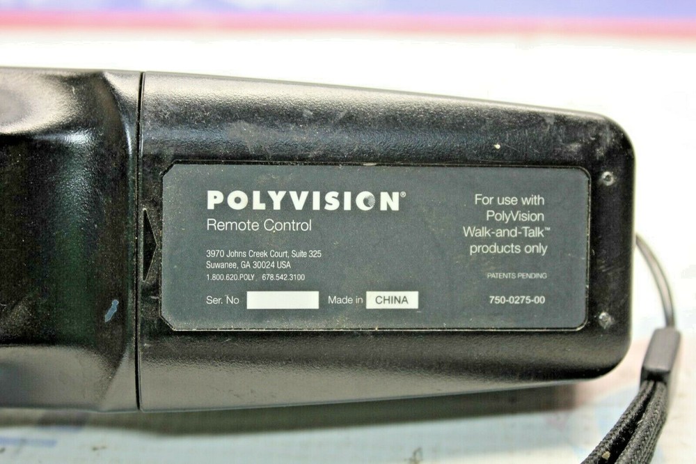 Polyvision Remote Control Walk and Talk Touchpad Controller 750-0275-00