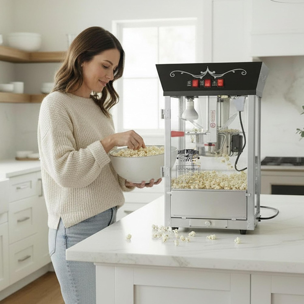 Matinee 8oz Popcorn Machine Stainless