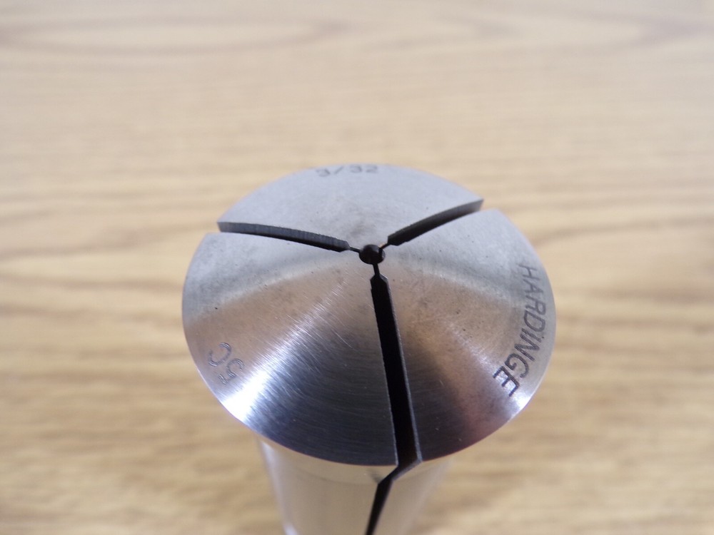 Hardinge 5C Round Smooth Collet, 3/32", Internal Thread