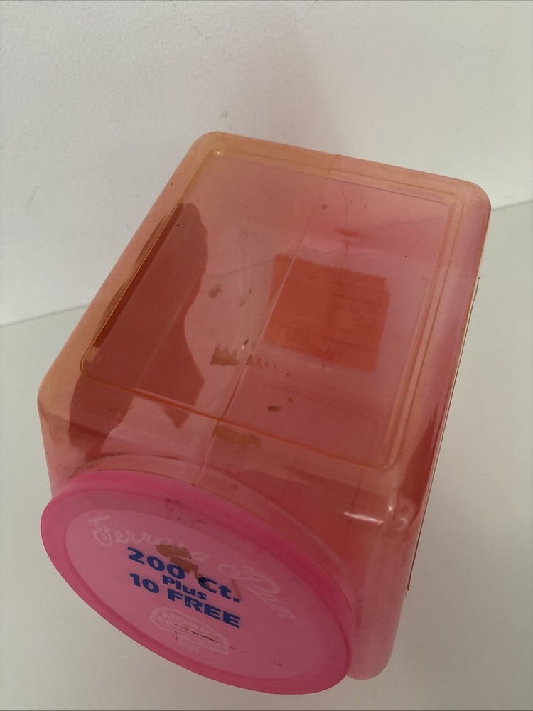 Ferrara Pan Candy Atomic Fire Ball Display Plastic Jar Retro