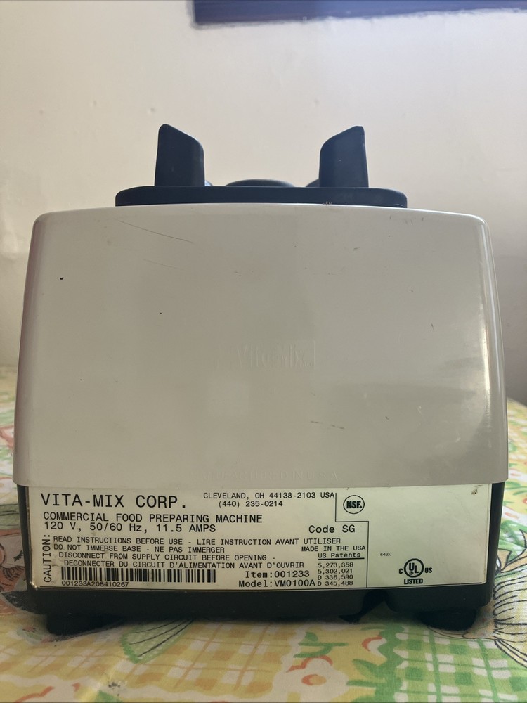 Vitamix Blender Base VM100A "Bahama Blast" WORKS