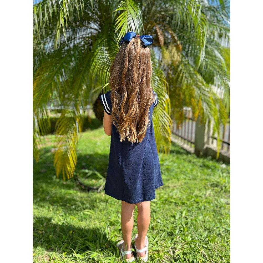 Big Bow Blue Dress size 8