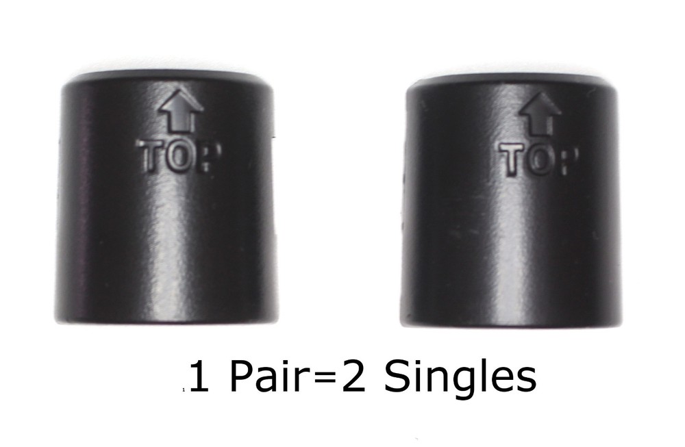 1" Diameter Wire Shelf Clips Shelving Split Sleeves Lock Locking Plastic 12 pair