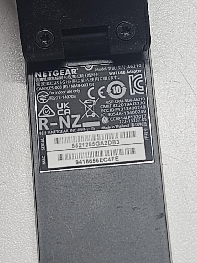 NETGEAR COMPUTER WIFI A6210 (P14026559)