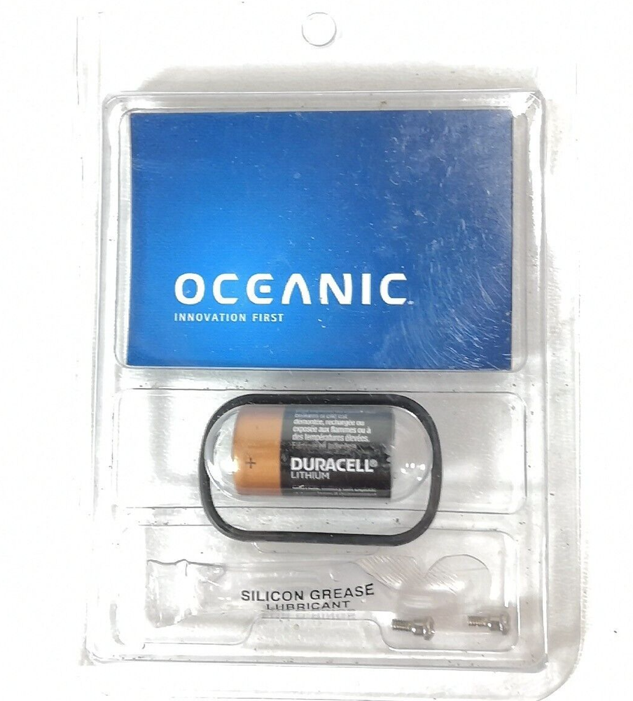 Oceanic DataMask, Aeris CompuMask Computer Battery Kit + Screws ORing Scuba Dive