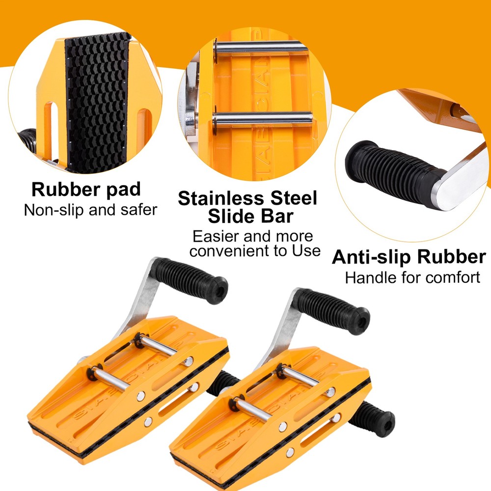 Granite Carrying Clamps, Stone Panel Carrier Double Handed Lifting Tool US