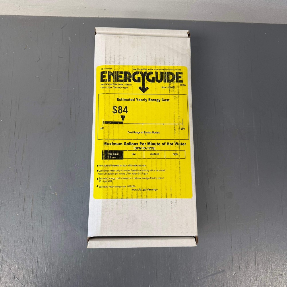 New Eemax SPEX95T Electric Tankless Water Heater