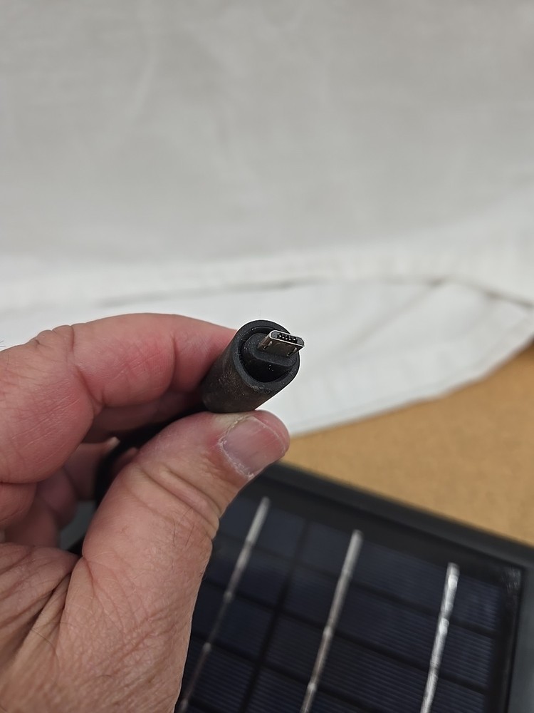 Ring Solar Panel Micro USB Plug - No Mount - Used - V2