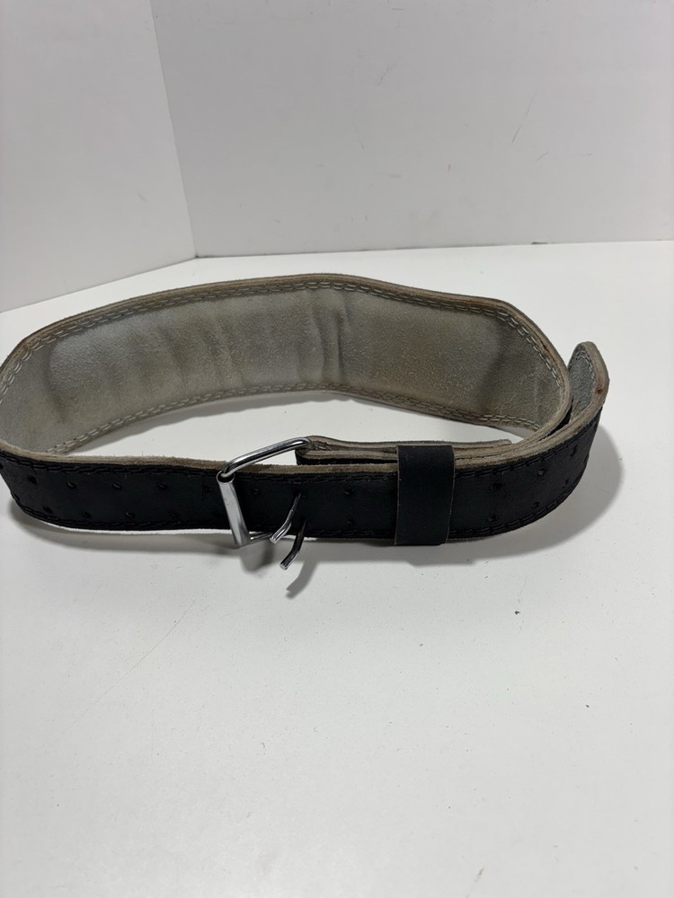 CAP Split Leather Weightlifting Belt Black Medium
