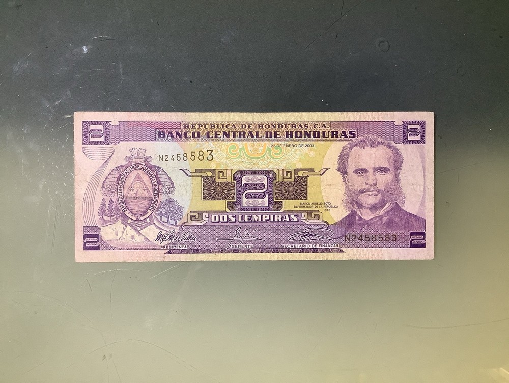 Honduras 2 Lempiras 2003 Circulated