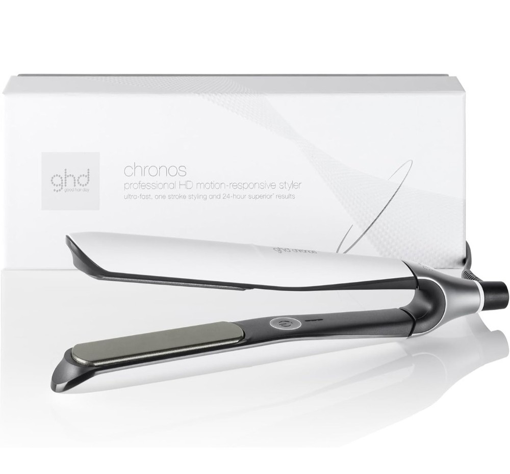 GHD Chronos Professional HD Motion-Responsive 1" Styler - White