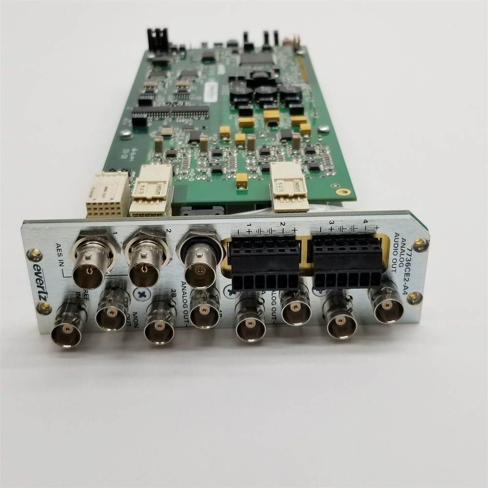 Evertz 7736CE2-A4 Dual Composite Encoder Half Group 2CH Synchronous 20-bit Audio