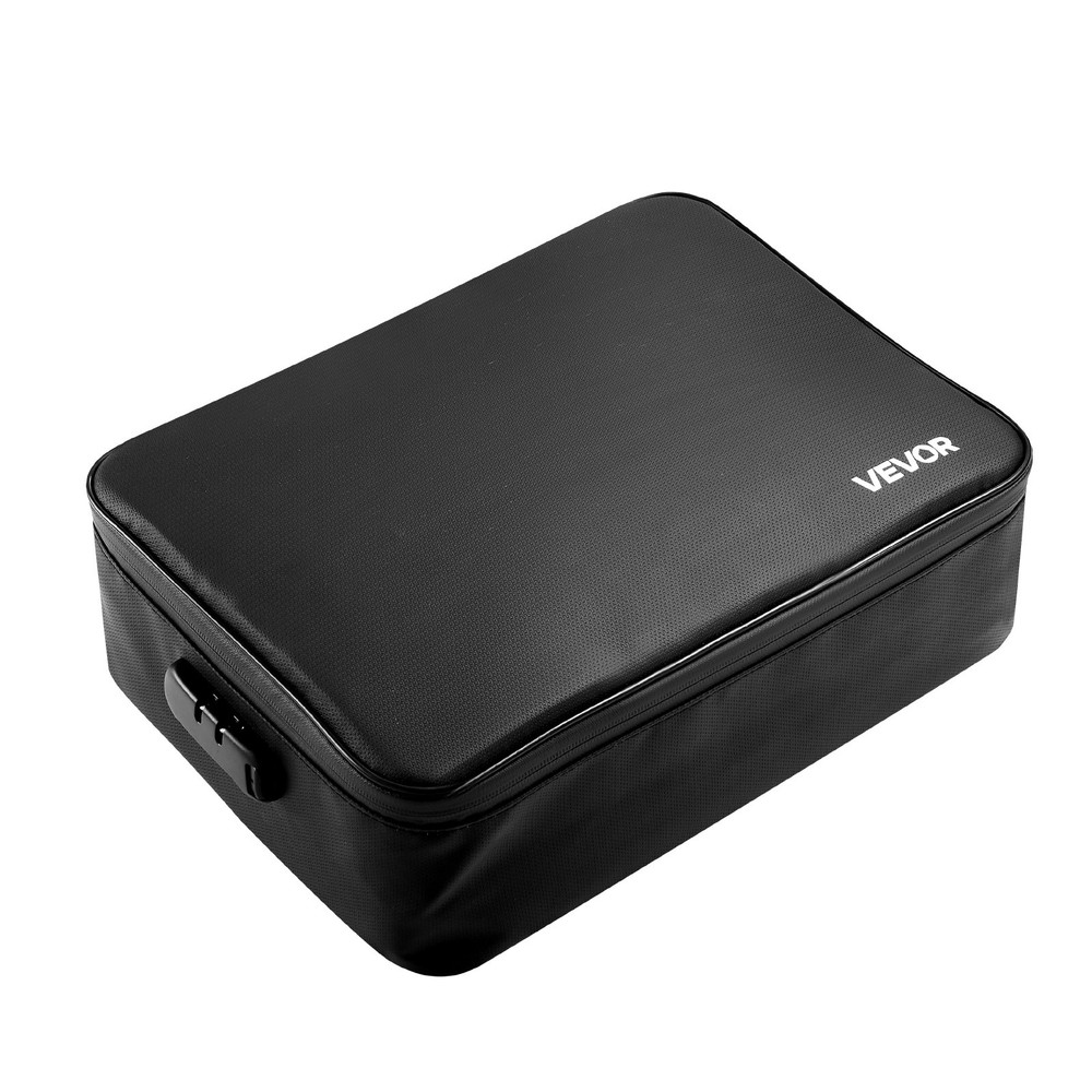 VEVOR Fireproof Document Box 1832 ℉ Fireproof Multi-Layer File Box with Lock