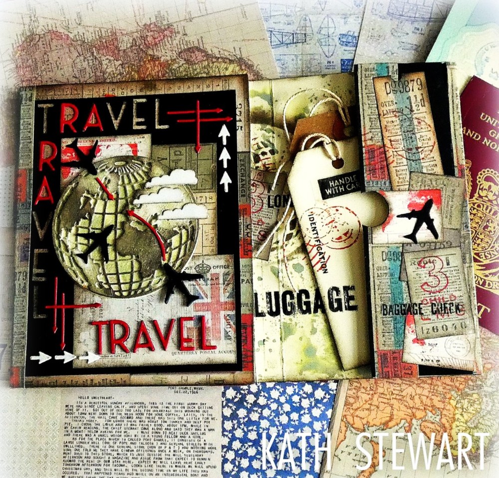 Sizzix Thinlits 29pc Vault World Travel #666606 Retail $20.99 by Tim Holtz