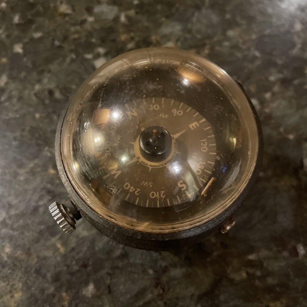 Vintage Airguide Nautical Boat Compass Model 88? USED