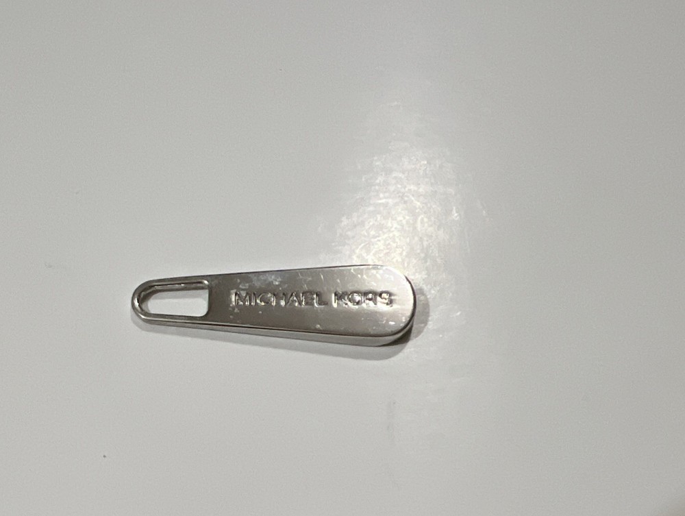 MICHAEL KORS Replacement Silver Tone Zipper Pull Hardware