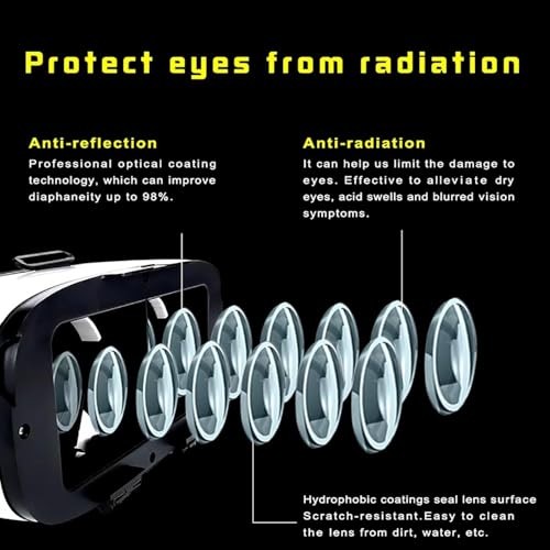 VR Headset for Phone with Controller, Compatible with Black with controller