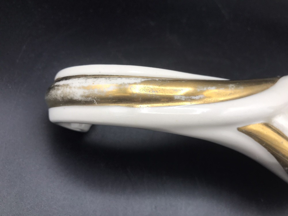 MCM Ronson FANTASY Ceramic and Gold Table Lighter