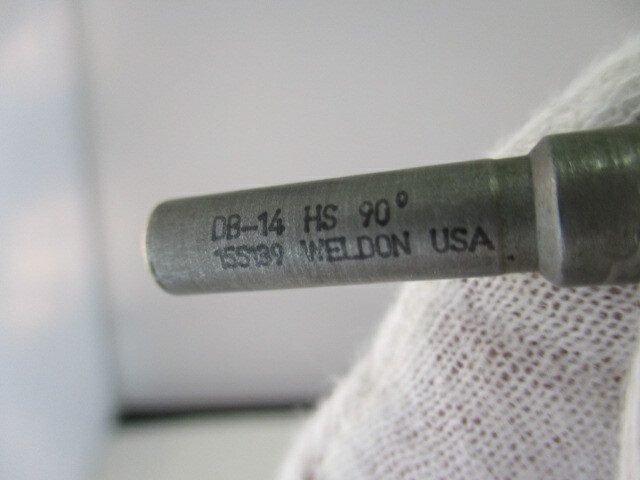 WELDON Countersink # DB-14 x 90° Degree Deburring Tool Chamfer, Sharp, EC