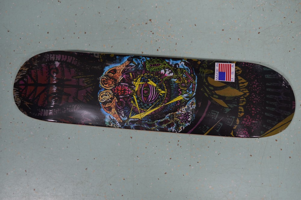 Rainskates skateboard deck, Ltd Edition WONKEE artwork