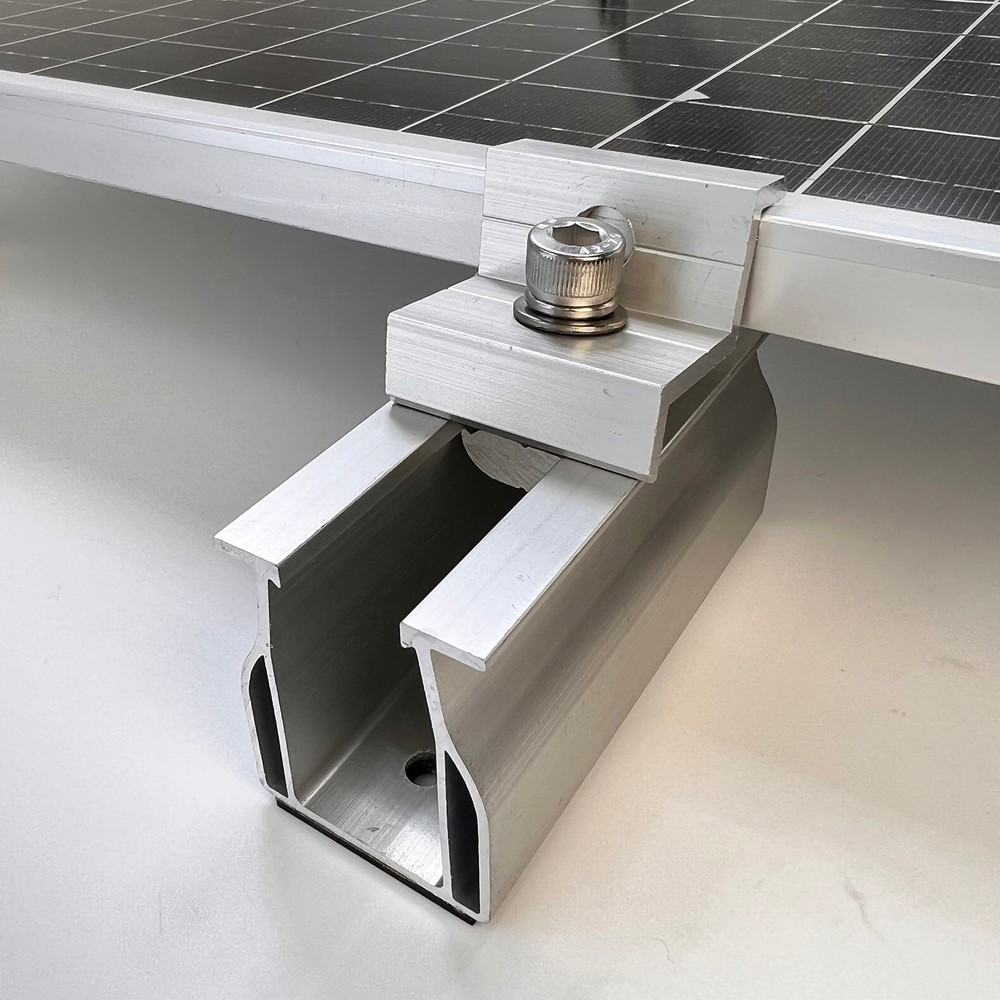 Sturdy Aluminum Alloy Bracket for Trapezoidal Photovoltaic Panel Mounting