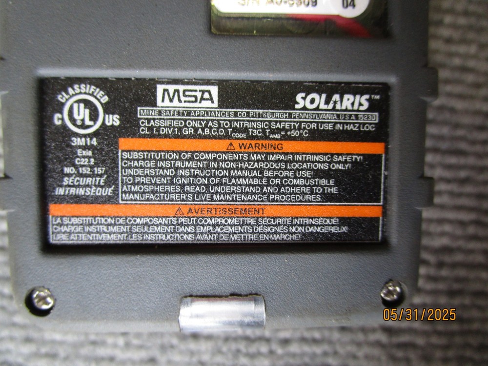 MSA Solaris Gas Detector 10047228
