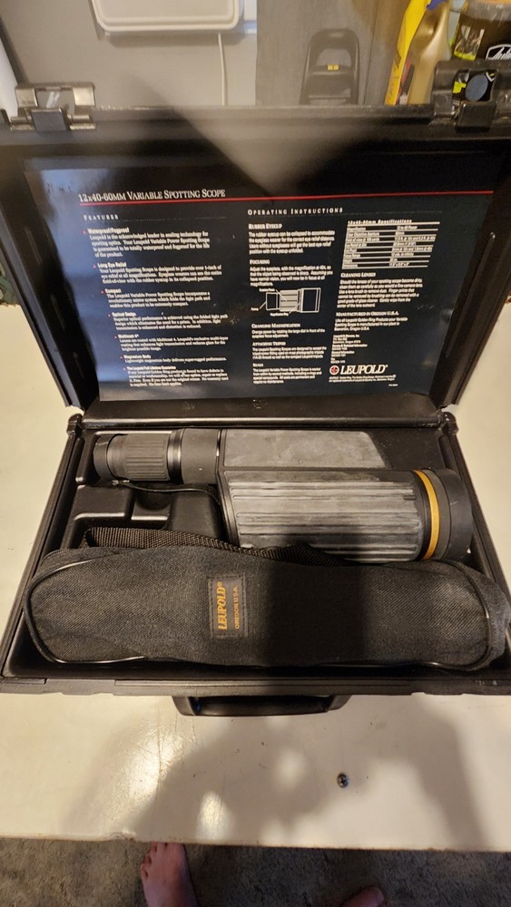 Leupold Spotting Scope 12×40-60MM
