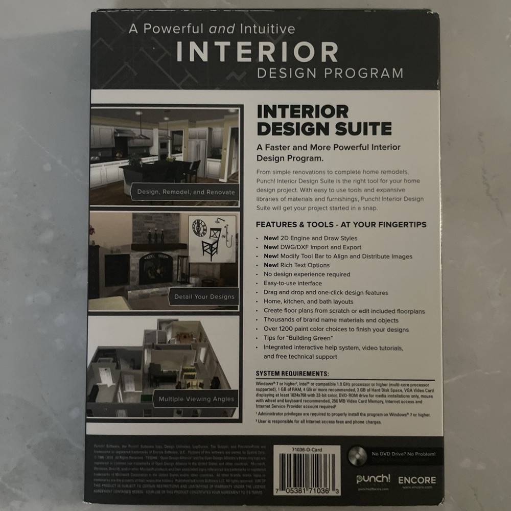 PUNCH! SOFTWARE Interior Design Suite Software