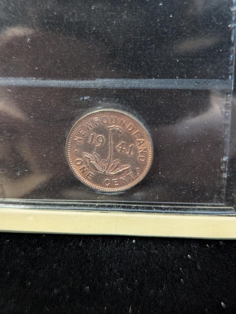 1941c, ICCS Graded, Newfoundland Small One Cent, **MS-63** XMC 928
