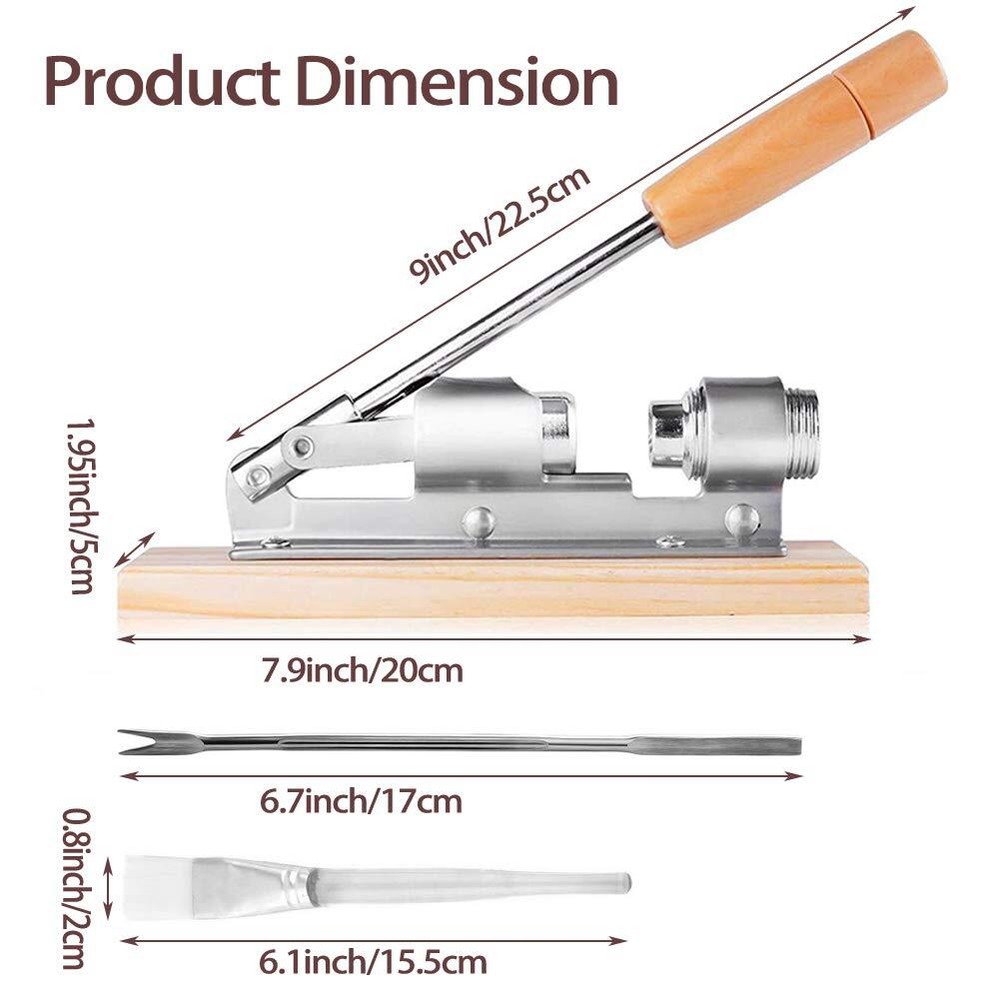Nutcracker Heavy Duty Pecan Walnut Cracker Plier Opener Tool for Easy Crackin...